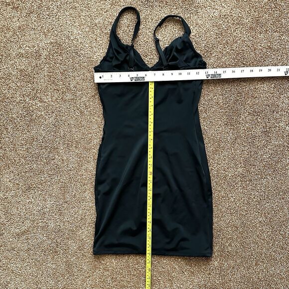 Nancy Ganz Body Slimmers Size 34C Mini Slip Dress Black - Picture 5 of 5